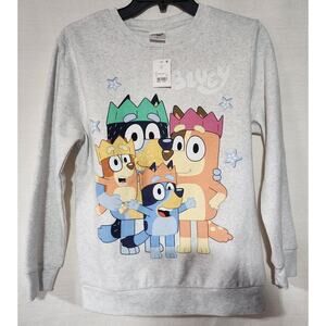 Bluey family gray sweatshirt Kids XL